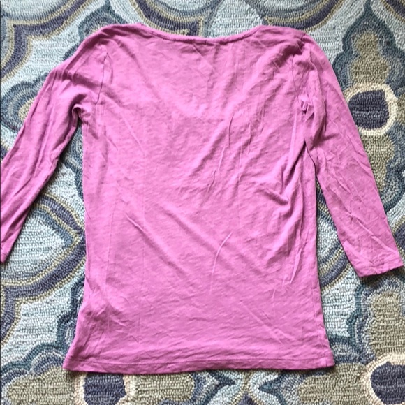JCrew feather weight cotton 3/4 tee - Picture 6 of 6